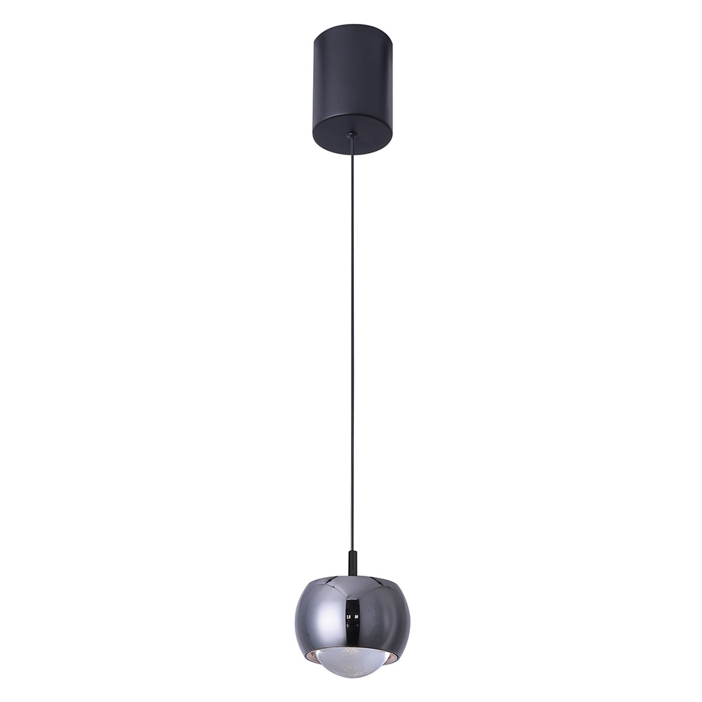 Mantra, Mantra Colgante 1 Luz Roller Negro-cromo 8407