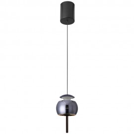 Mantra Colgante 1 Luz Roller Negro-cromo 8412