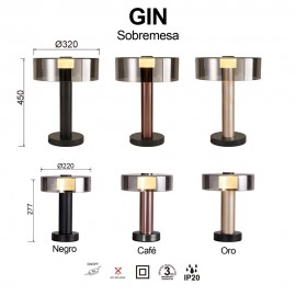 Mantra, Mantra Sobremesa Gin Oro Rosa-negro 8426