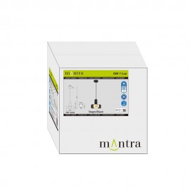 Mantra, Mantra Lampara Gu10 Gin Negro 8429
