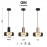 Mantra Lampara Gu10 Gin Oro Rosa-negro 8430