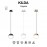 Mantra Colgante LED 10w 3000k Empotrado Oro Kilda Oro 8437