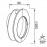 Mantra Aplique LED 15w 3000k Negro Toronto Negro 8464