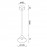 Mantra Colgante LED 5w 3000k Negro Gruissan Negro 8466