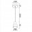 Mantra Colgante LED 5w 3000k Negro - Oro Gruissan Negro-oro 8467