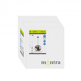 Mantra, Mantra Colgante Gu10 Cilindro Kriss Negro-cromo 8523