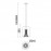 Mantra Colgante Gu10 Cilindro Kriss Negro-bronce 8526