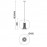 Mantra Colgante Gu10 Cilindro Kriss Negro-bronce 8528