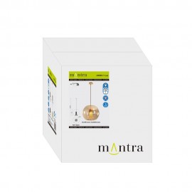 Mantra, Mantra Colgante Gu10 Cilindro Kriss Negro-bronce 8528