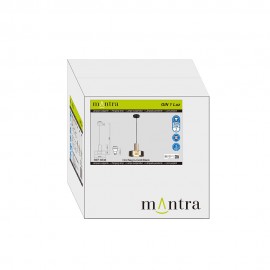Mantra, Mantra Lampara Gu10 Gin Oro-negro 8536