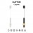 Mantra Colgante LED 7w 3000k Negro - Oro Clifton Negro-oro 8565