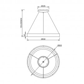 Mantra, Mantra Lampara LED Dimable Niseko Ii Madera 8575