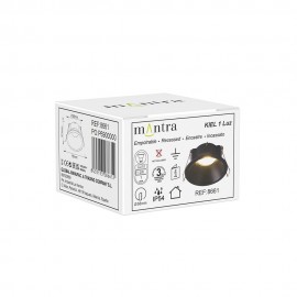 Mantra, Mantra Empotrable Kiel Negro 8661