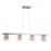 Lampara Led Lios Cromo Cobre Tulipas Cubicas 4 G9 6W 867012