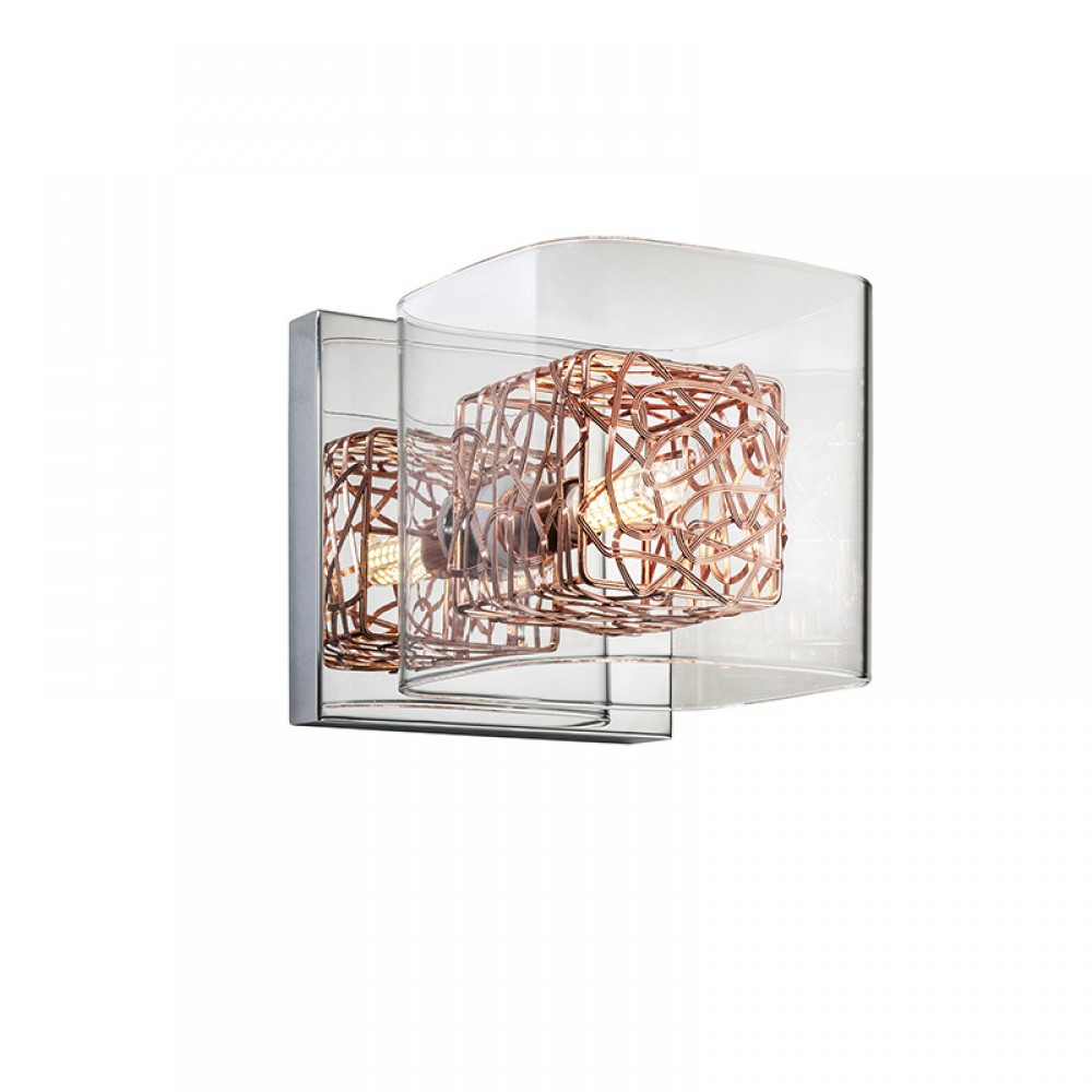 Schuller, Aplique Led Lios Cromo Y Cobre 867123