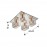 Plafon Led Lios Cuadrada Cromo Y Cobre 4 G9 6W 867234