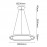 Mantra Colgante LED 60-20w Riumar Blanco 8675
