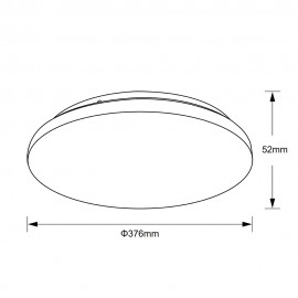 Mantra, Mantra Plafon LED Zero Cct Blanco 8694
