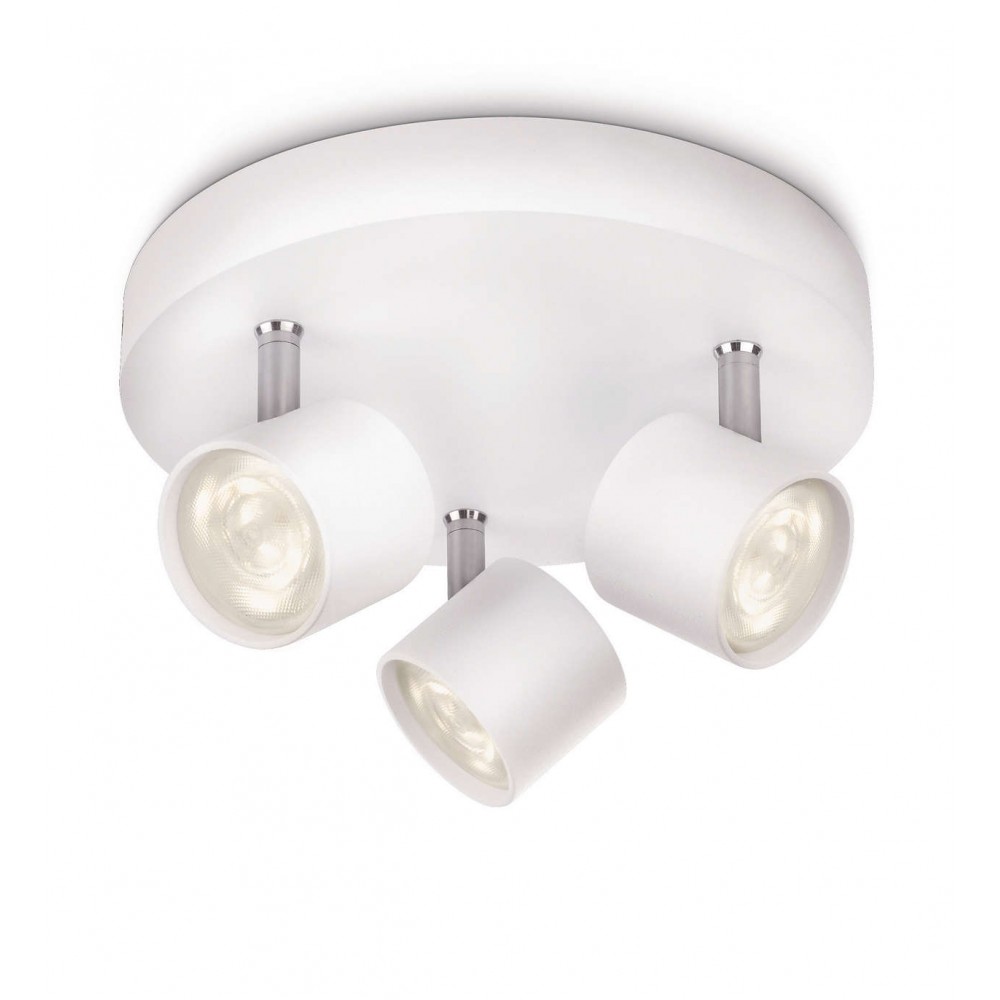 Philips, Focos 3 LED Star Blanco 562433116