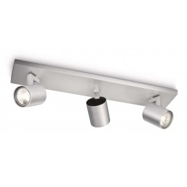 Foco 3 GU10 Runner Aluminio 530934812