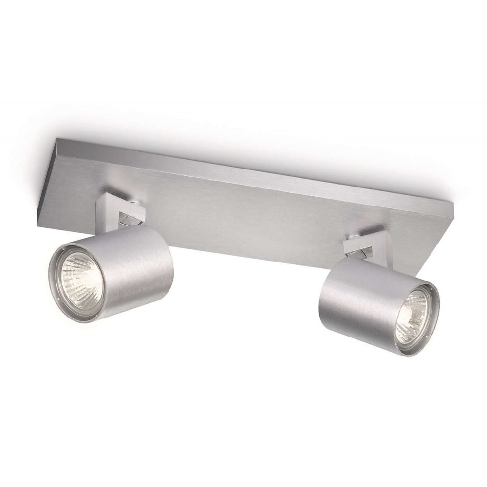 Philips, Foco 2 GU10 Runner Aluminio 530924812