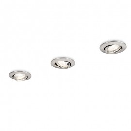 Enif Recessed Nickel 3X50W 230V