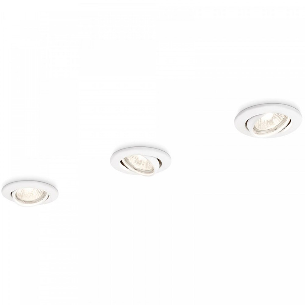 Philips, Enif Recessed White 3X50W 230V
