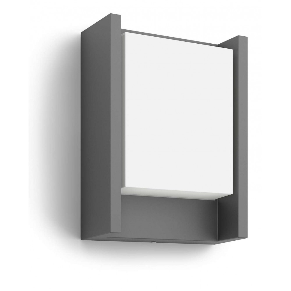 Philips, Aplique LED exterior 6W Arbour Antracita 1646093P3