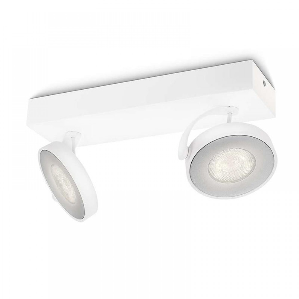 Philips, Foco 2 LED Clockwork Blanco Dimable 5317231P0
