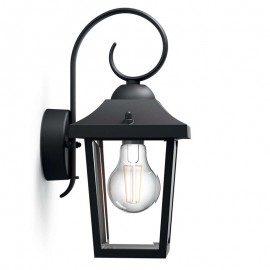 Aplique exterior aluminio Buzzard Negro 1723630PN