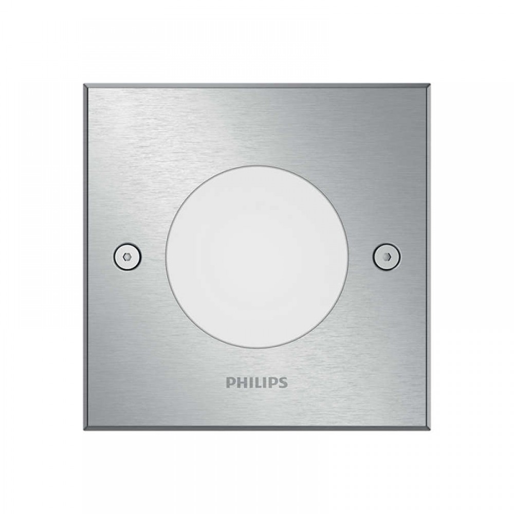 Philips, Empotrable LED suelo exterior Crust Inoxidable 1735647P0