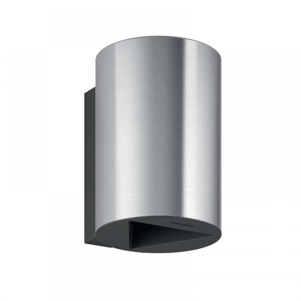 Philips, Aplique exterior LED inoxidable 9W Buxus 1735747P0