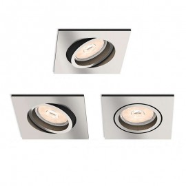 Pack 3 Empotrable LED GU10 Donegal Niquel 5040317PN