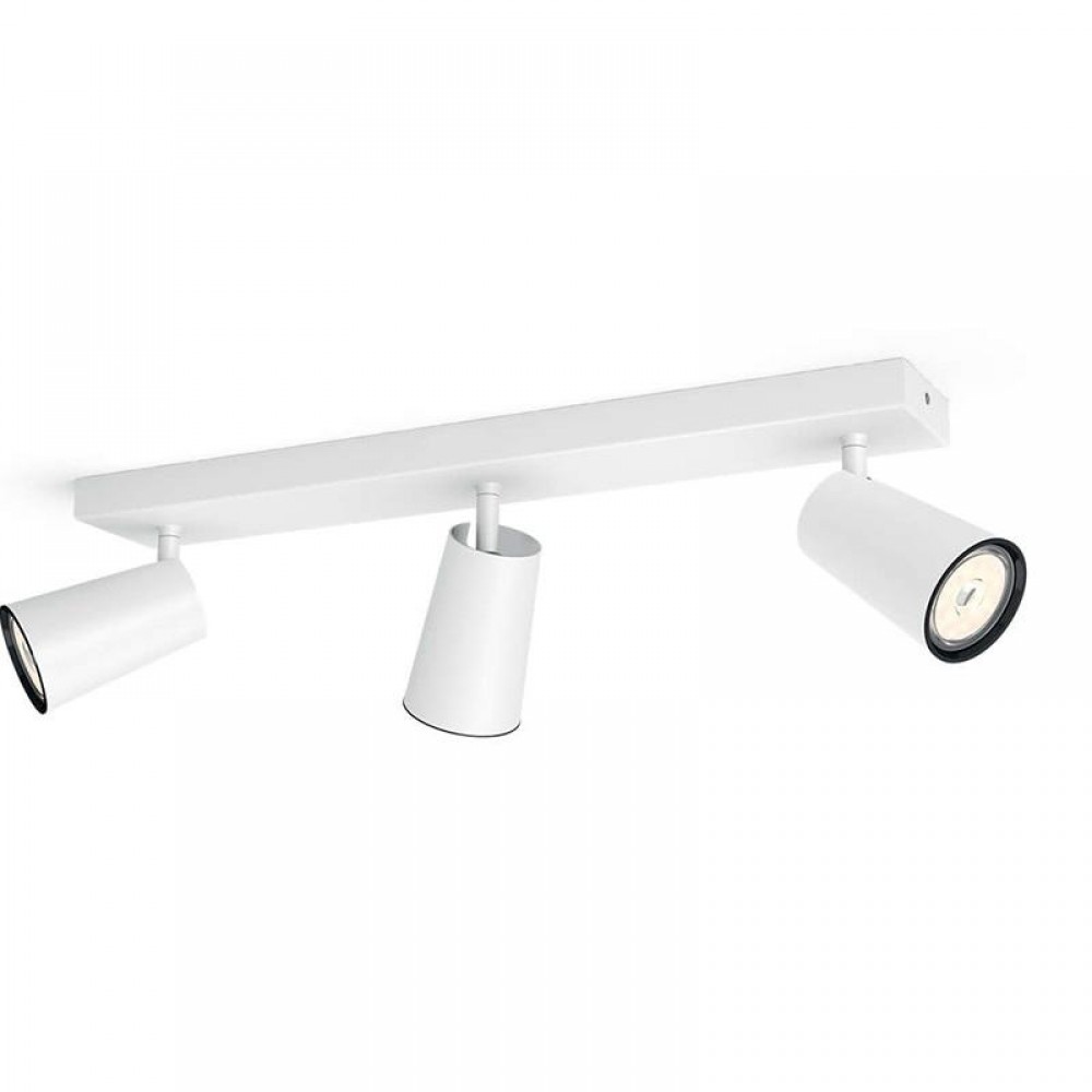 Philips, Foco 3 Gu10 LED Paisley Blanco 5057331PN