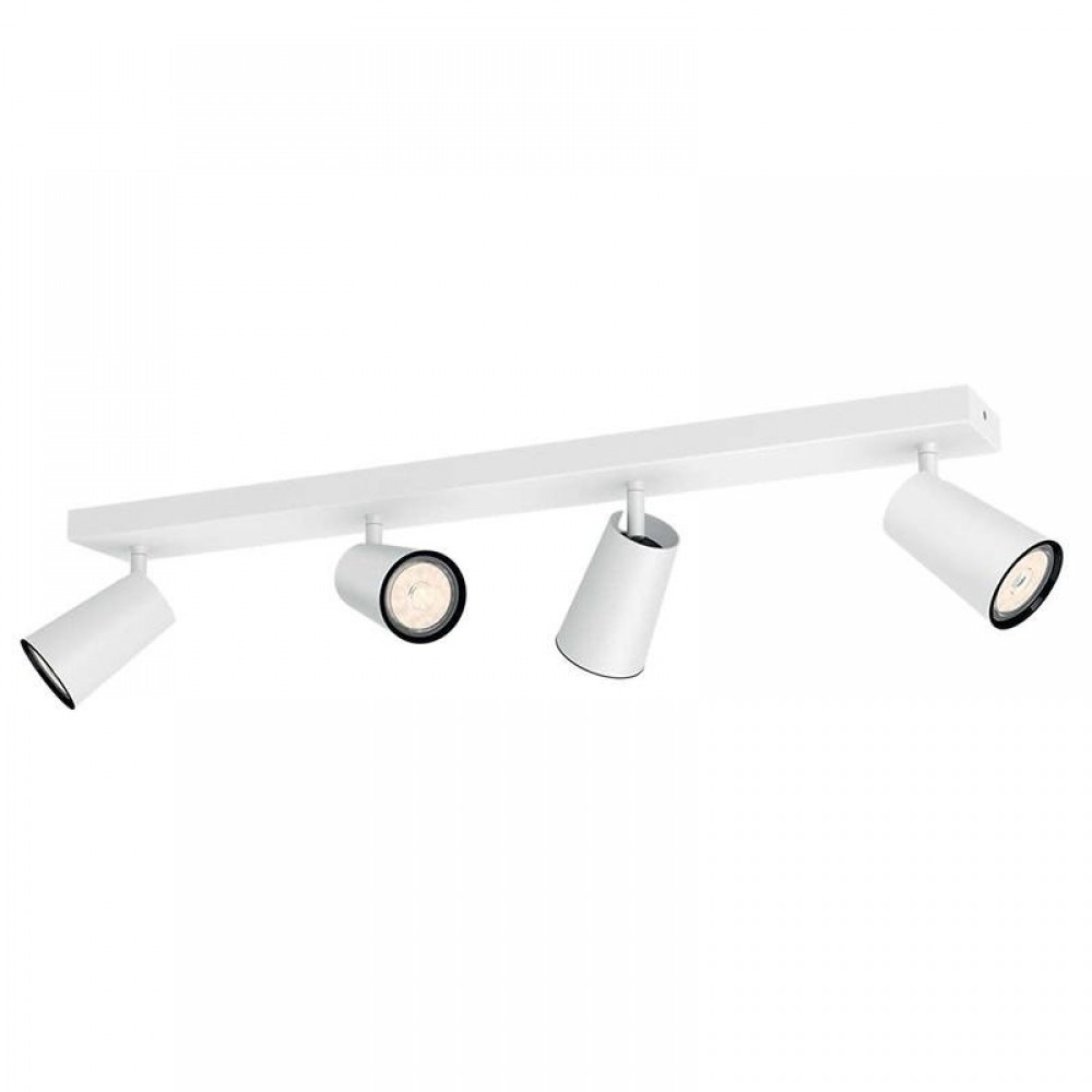 Philips, Foco 4 Gu10 LED Paisley Blanco 5057431PN