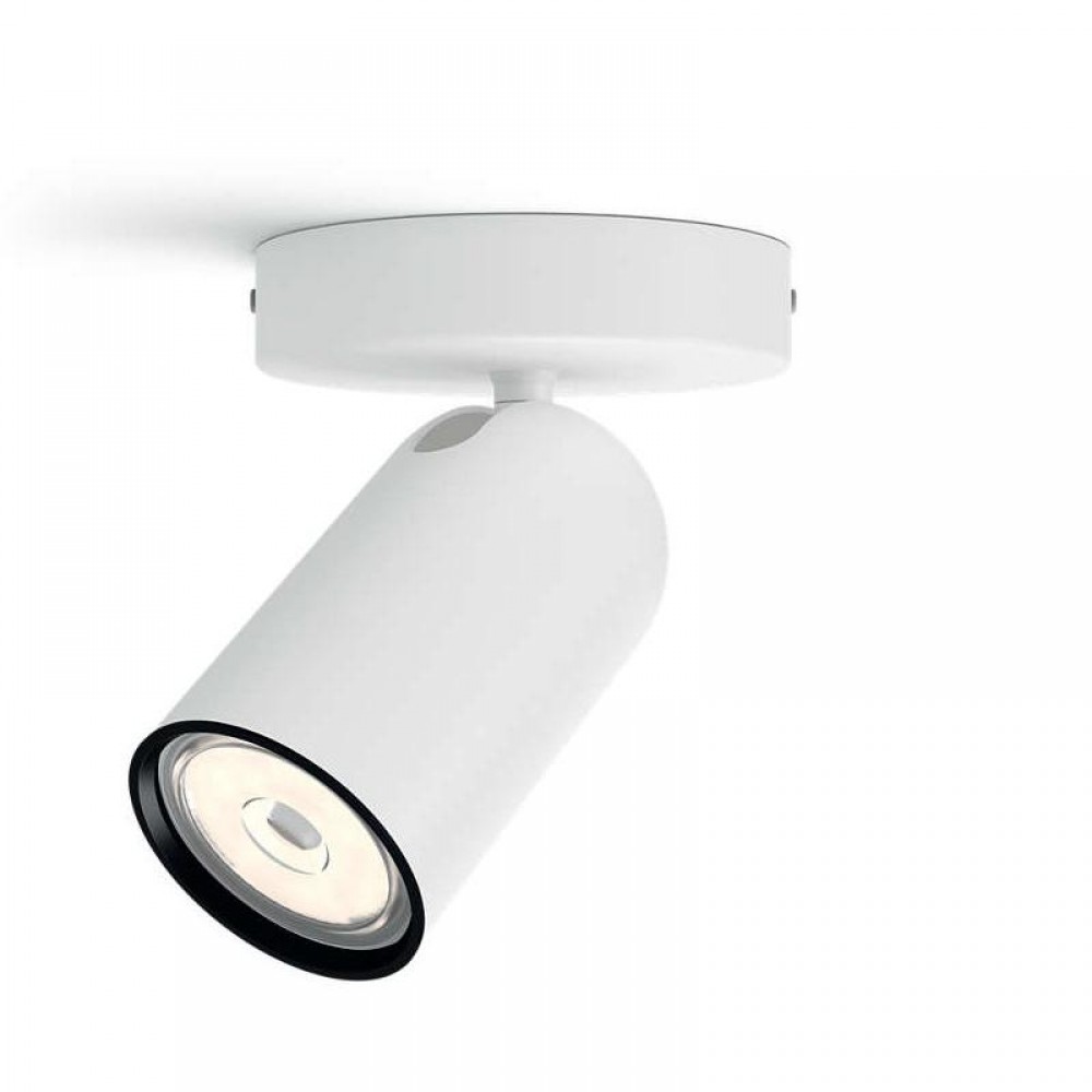 Philips, Foco 1 Gu10 LED Pongee Blanco 5058131PN