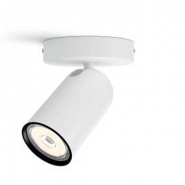 Philips, Foco 1 Gu10 LED Pongee Blanco 5058131PN