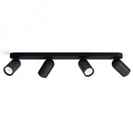 Foco 4 Gu10 LED Pongee Negro 5058430PN