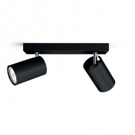 Foco 2 Gu10 LED Kosipo Negro 5059230PN