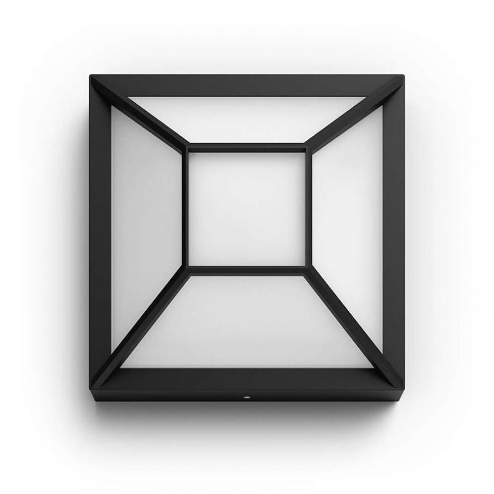 Philips, Aplique Exterior LED Drosera Negro 1739330P0