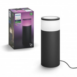 Baliza Exterior Calla Hue Ext. Pedestal Black