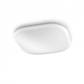 Philips, Cavanal 27K Sq Ceiling Lamp White   18W