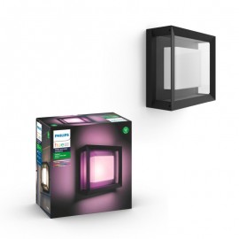 Aplique Exterior Econic Hue Waca Square Wall Lantern