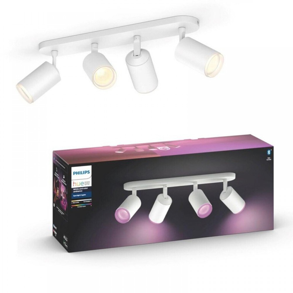 Philips, Foco Fugato Plate-Spiral White 4X5.7W 230V