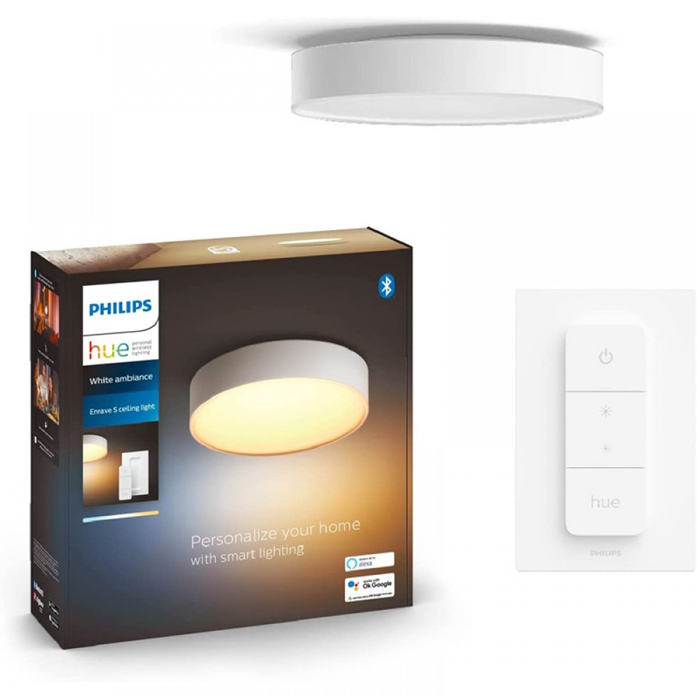 Philips, Plafón Enrave S Hue Ceiling Lamp White 