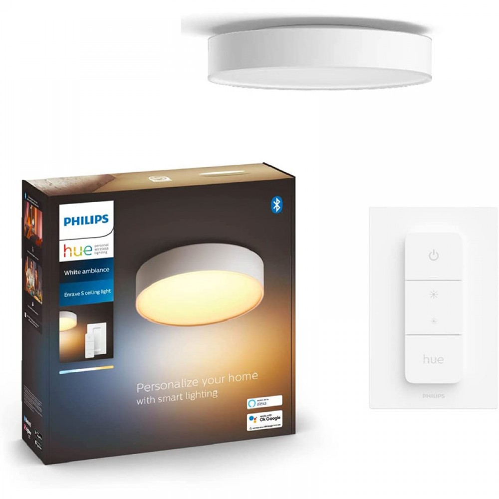 Philips, Plafón Enrave L Hue Ceiling Lamp White