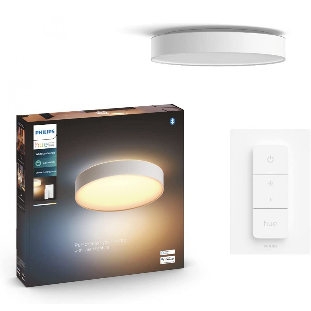 Philips, Plafón Devere L Hue Ceiling Lamp White 