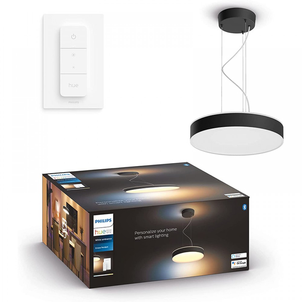 Philips, Colgante Enrave Hue Pendant Black