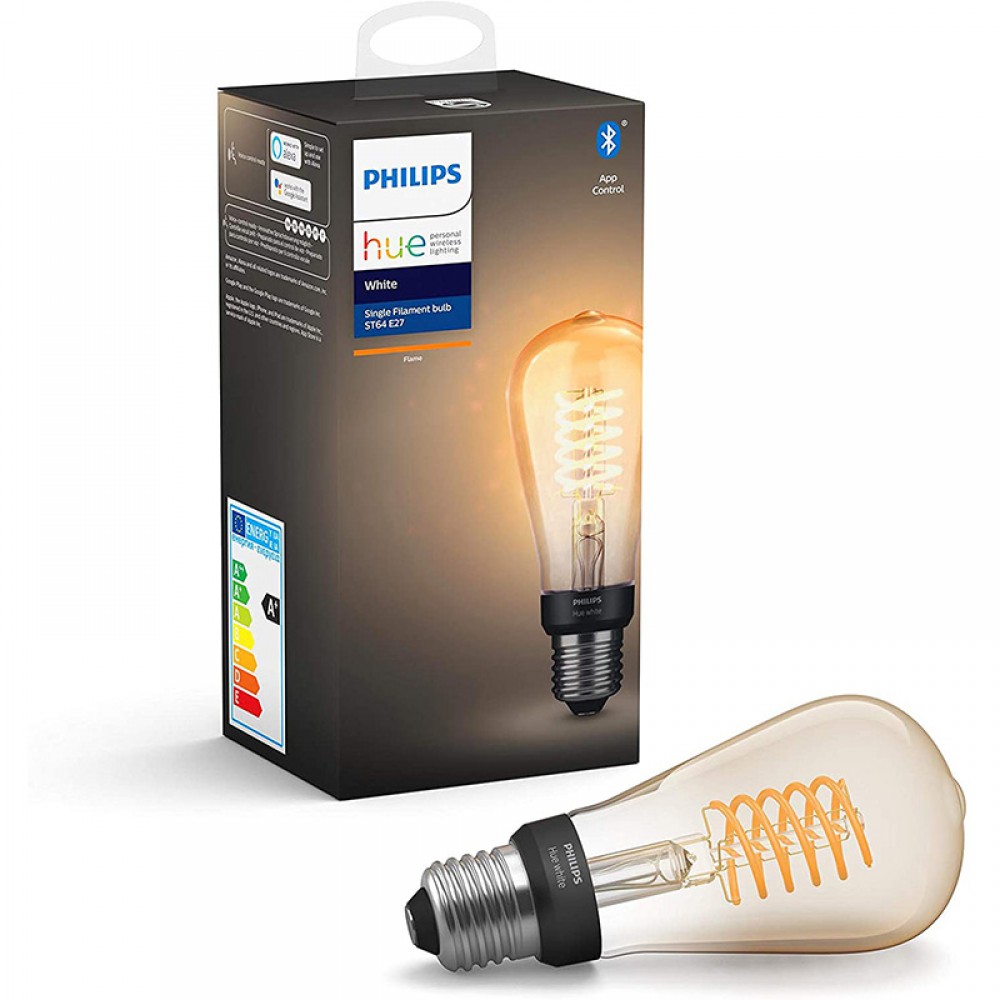 Philips, Bombillas Philips Hue w 7W Fil St72 E27