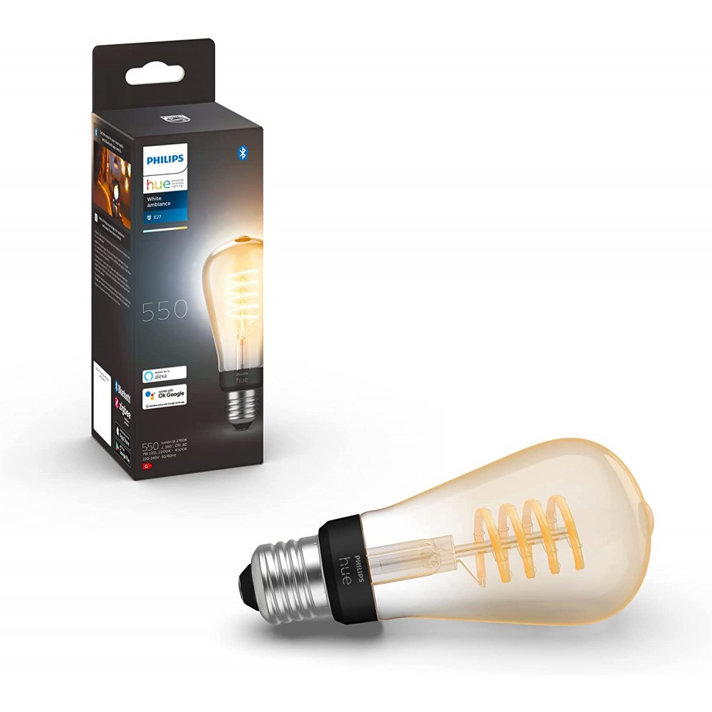 Philips, Bombillas Philips Hue wa 7W Fil St64 E27